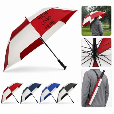 All-Fiberglass Storm-Ready Golf Umbrella