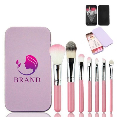 Mini Makeup Brush Set with Storage Case – Portable Travel Brushes for Everyday & On-the-Go Use