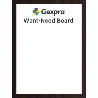 wood framed Dry Erase Board (12"x18")