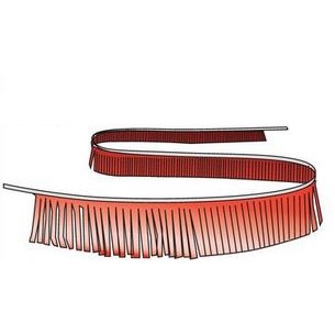 60' Brilliant Metallic Fringe Pennant String