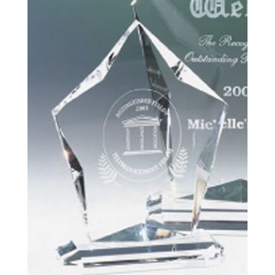 Cirrus Silhouette Crystal Award (6")