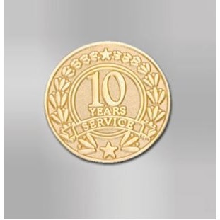10 Year Stock Service Pin