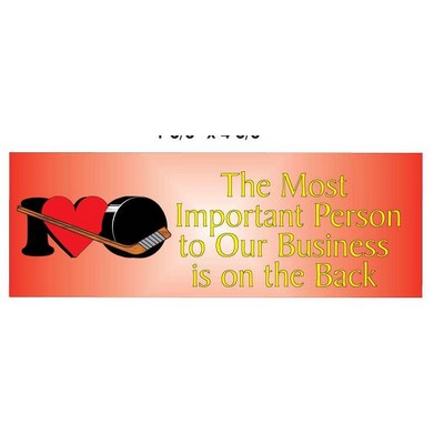 I Love Hockey Panoramic Photo Hand Mirror (1 5/8"x4 5/8")