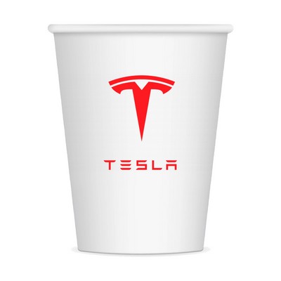 12 Oz. White Paper Cup - High Line