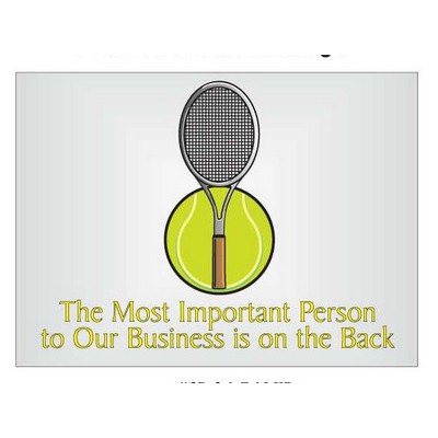 Tennis Ball & Racket Rectangle Photo Hand Mirror (2½"x3½")