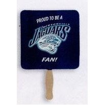 Square Hand Fan w/Wooden Handle