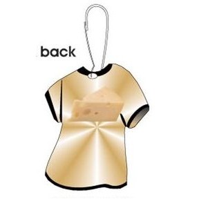 Cheese T-Shirt Zipper Pull