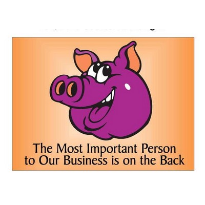 Pig Rectangle Photo Hand Mirror (2½"x3½")