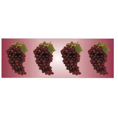 Purple Grapes Panoramic Metal Photo Magnet