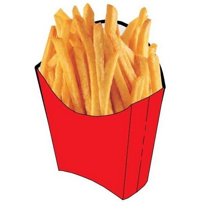 French Fries Acrylic Coaster w/Felt Back