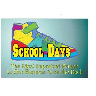 School Days Shoe Photo Hand Mirror (2"x3")