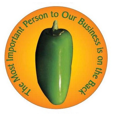 Jalapeno Photo Hand Mirror (2½" Diameter)