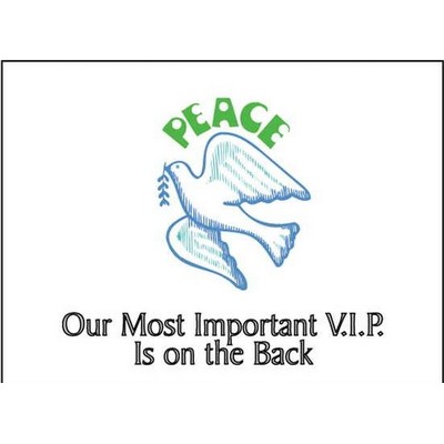 Peace Dove Rectangle Photo Hand Mirror (2½"x3½")