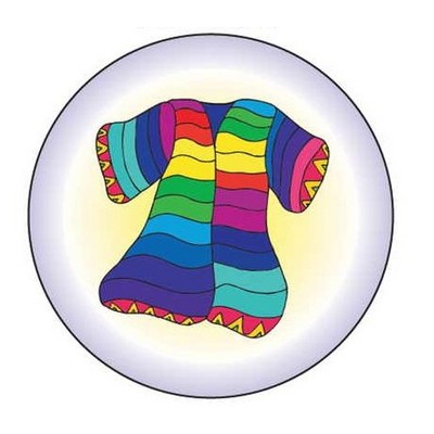 Many Color Coat Round Metal Photo Magnet (2 1/2")