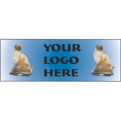 American Curl Cat Panoramic Metal Photo Magnet