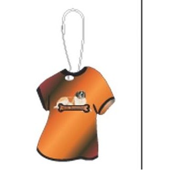St. Bernard Dog T-Shirt Zipper Pull