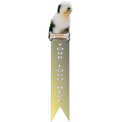 Sheepdog Bookmark w/ Black Back