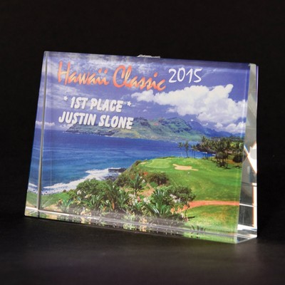 Horizontal Wedge Award (3 1/4"w x 2 3/8"h)