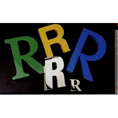 Reverse Channel Fabricated Stainless Finish 20" Letters w/ 1/2" Depth