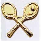 Stock Sports Lapel Pins (Tennis Rackets and Ball)