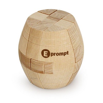 Barrel Shaped Wood Puzzle
