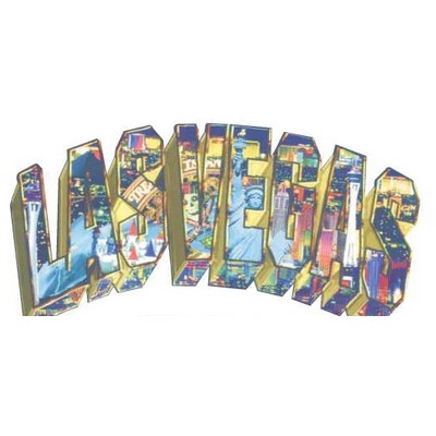 Las Vegas Collage Maxi Magnet (2 Square Inch)
