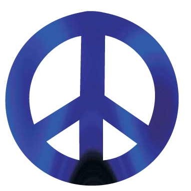 Peace Sign Maxi Magnet (2")