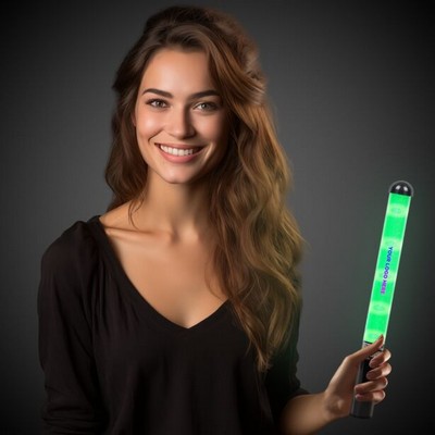 12" Green LED Patrol Wand(Pad Print)