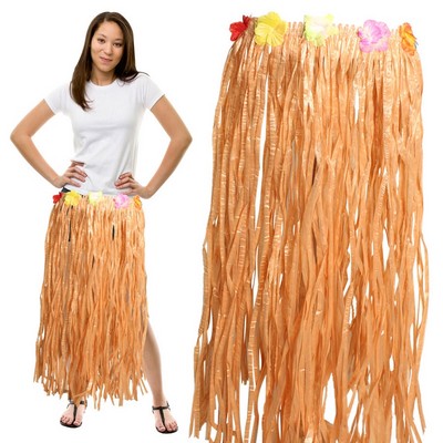 Adult Plastic Raffia Hula Skirt