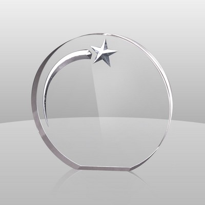 3-D Star Solitaire Award (6"x5 1/2"x1")