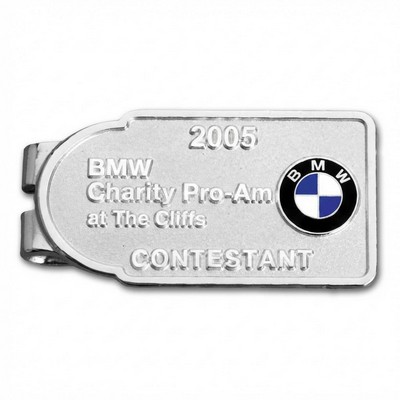 Money Clip Polished Highlights Nickel Plate