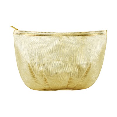 Large Pleated Cosmetic Bag