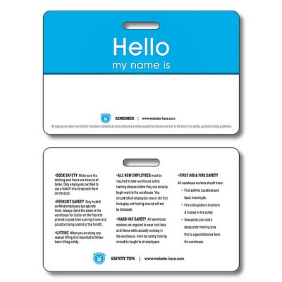Extra-Thick Laminated I.D./Wallet Card with Punch - 2.125x3.375 - 24 pt.