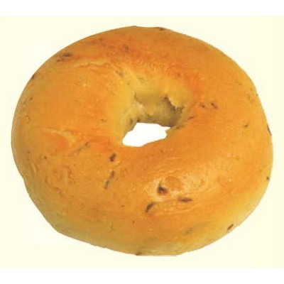 Rye Bagel Metal Photo Magnet (2 1/2"x2 1/2")
