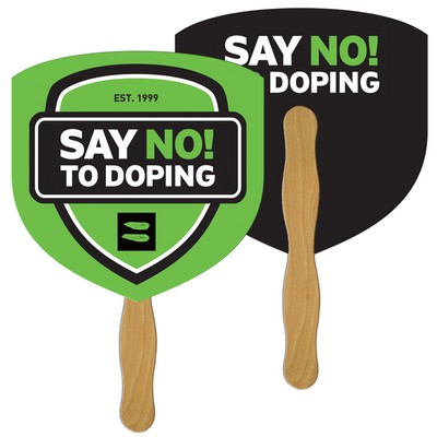 Shield Fast Hand Fan (2 Sides) 1 Day