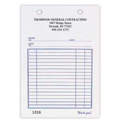 All Purpose 2 Part Register Forms - 4"x 6½"