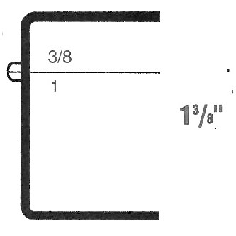 Rigid Clear Hinged Plastic Box (2"x2"x1 3/8")