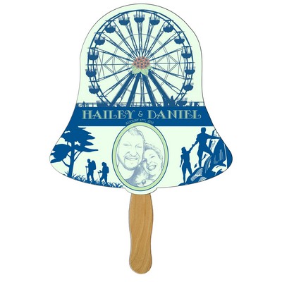 Bell Hand Fan Full Color (1 Side)
