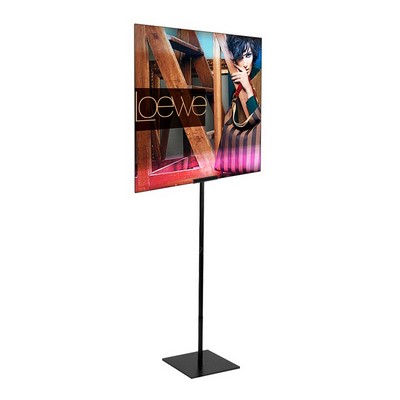 Economy Banner Stand Kit Single Sided Polyester Blend Fabric (23" x 24")