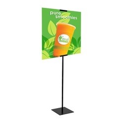 Economy Banner Stand Kit Single Sided, Premium Film (23" x 24")