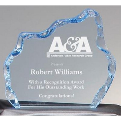 Iceberg Acrylic Award - Blue - 8"