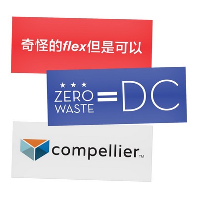 4" x 10" Rectangle Sticker