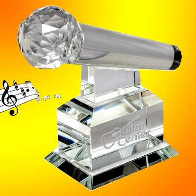 Microphone Crystal Award