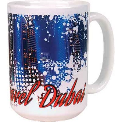 15 Oz. Full Color Ceramic Mug