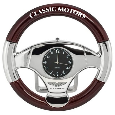 Metal Steering Wheel Clock