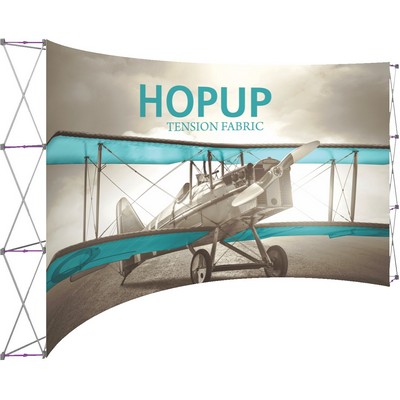 Hopup™ 15' Full Height Curved Display Front Graphic