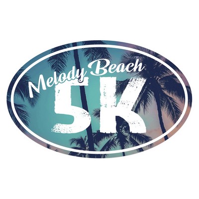 Oval Sticker | 3 1/2" x 5 1/2"| White Vinyl | Ultra Removable Adh Back | Digital