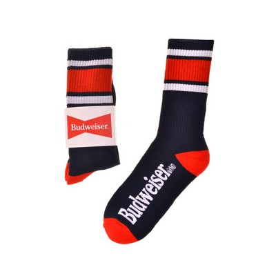 Custom Mid-Calf Crew Socks - Up To 6 Yarn Colors