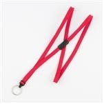 3/8" Ultra Lanyard with Breakaway, Key Ring