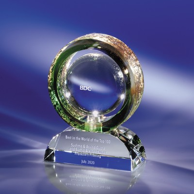 Endless Success Crystal Award